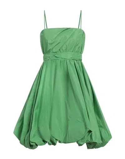 Pinko Woman Mini Dress Light Green Size 4 Polyester