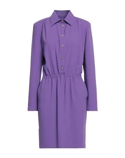 Pinko Woman Mini Dress Light Purple Size 6 Polyester