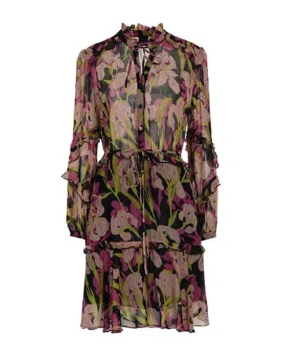 Pinko Woman Mini Dress Magenta Size 6 Viscose