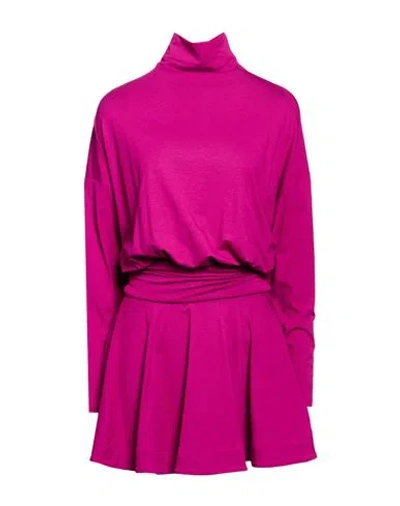 Pinko Woman Mini Dress Mauve Size Xxs Viscose, Elastane