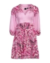 Pinko Woman Mini Dress Pink Size 2 Cotton