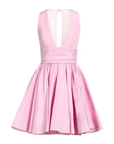 Pinko Woman Mini Dress Pink Size 2 Polyester