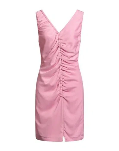 Pinko Woman Mini Dress Pink Size 4 Polyester