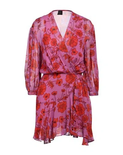 Pinko Woman Mini Dress Purple Size 10 Viscose