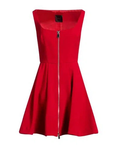 Pinko Woman Mini Dress Red Size 4 Polyester, Elastane