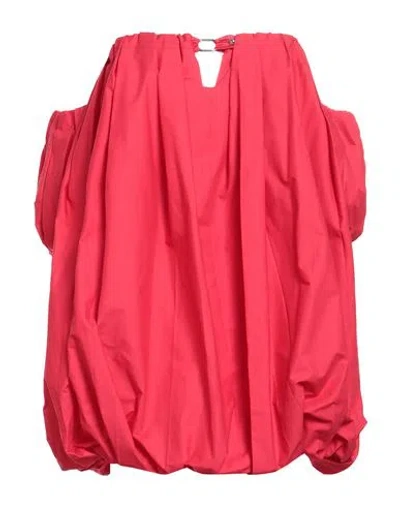 Pinko Woman Mini Dress Red Size M Cotton, Polyester