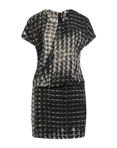Pinko Woman Mini Dress Steel Grey Size 2 Polyester
