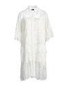 Pinko Woman Mini Dress White Size 4 Polyester