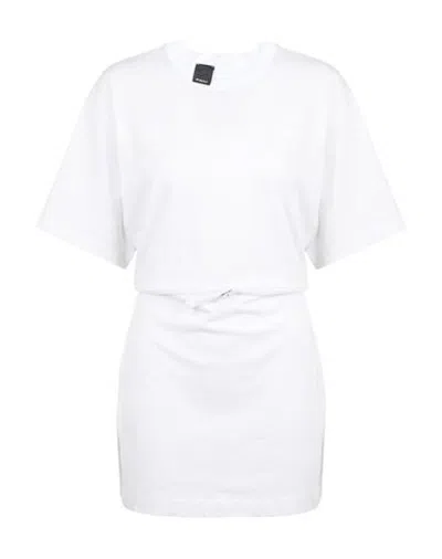 Pinko Woman Mini Dress White Size Xs Cotton
