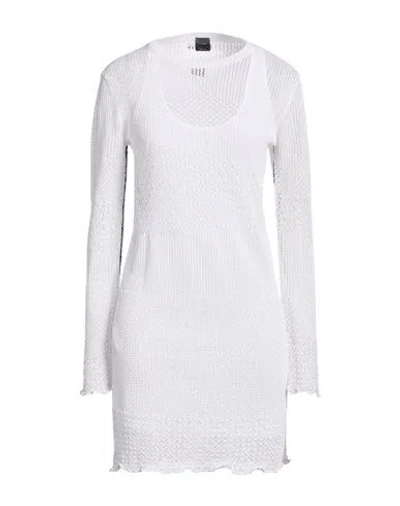 Pinko Woman Mini Dress White Size Xs Viscose, Polyester