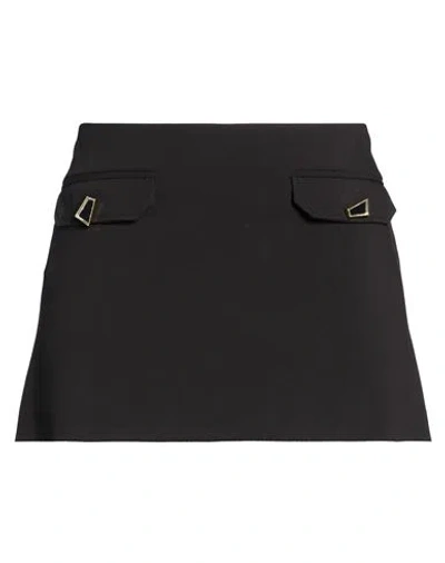Pinko Woman Mini Skirt Black Size 10 Polyester, Viscose, Elastane