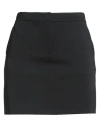 Pinko Woman Mini Skirt Black Size 10 Viscose, Polyamide, Elastane In Black