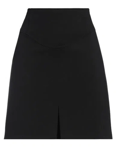 Pinko Woman Mini Skirt Black Size 10 Viscose, Polyamide, Elastane In Black