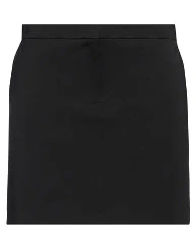 Pinko Woman Mini Skirt Black Size 14 Viscose, Polyamide, Elastane