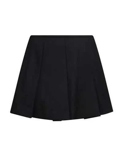 Pinko Woman Mini Skirt Black Size 2 Wool, Polyester, Viscose, Elastane