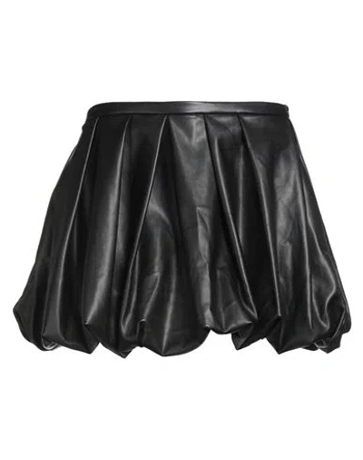 Pinko Woman Mini Skirt Black Size 6 Polyester, Polyurethane