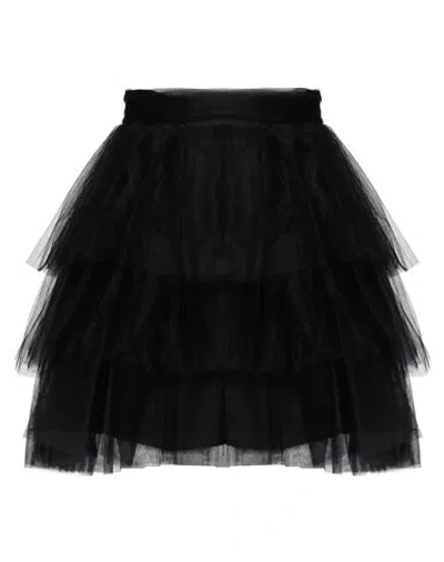 Pinko Woman Mini Skirt Black Size 8 Polyester
