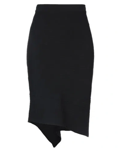 Pinko Knee Length Skirt In Black
