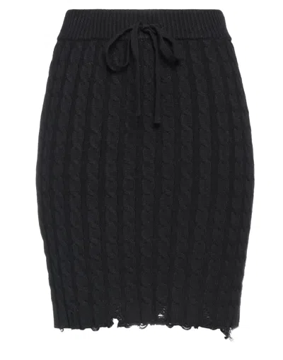 Pinko Mini Skirts In Black