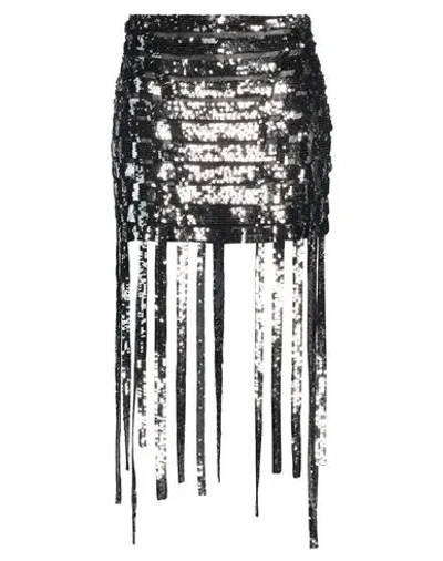 Pinko Woman Mini Skirt Black Size S Polyamide, Polyester