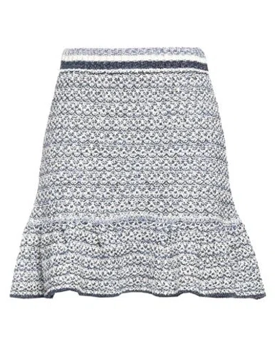Pinko Womens White / Blue Skirt