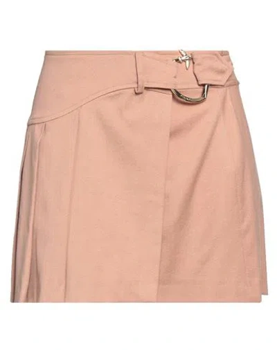 Pinko Woman Mini Skirt Blush Size 6 Wool, Polyester, Viscose, Elastane