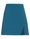 Pinko Woman Mini Skirt Deep Jade Size 2 Viscose, Polyamide, Elastane In Green