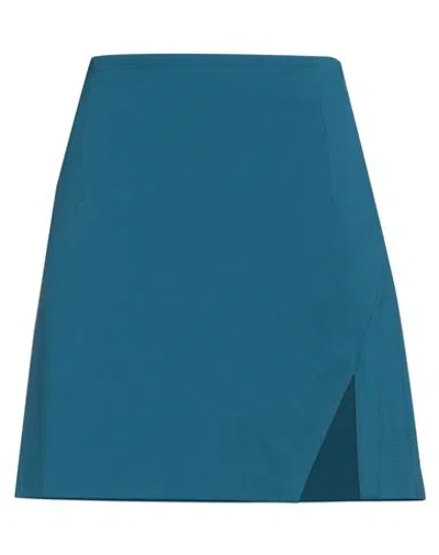 Pinko Woman Mini Skirt Deep Jade Size 2 Viscose, Polyamide, Elastane In Green