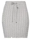 Pinko Mini Skirts In Grey