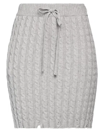Pinko Mini Skirts In Grey