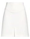 Pinko Woman Mini Skirt Ivory Size 10 Viscose, Polyamide, Elastane In White