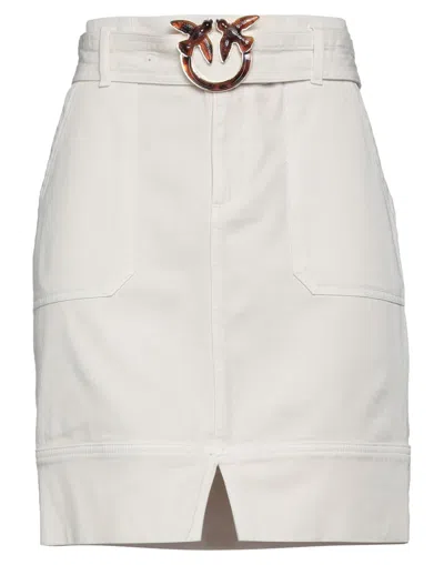 Pinko Mini Skirts In White
