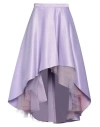 Pinko Woman Mini Skirt Lilac Size 4 Polyester In Purple