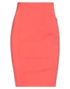 Pinko Woman Mini Skirt Orange Size 4 Viscose, Polyamide, Elastane