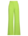 Pinko Woman Pants Lime Green Size 8 Polyester, Elastane In Green
