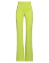 Pinko Woman Pants Acid Green Size 12 Polyester, Elastane