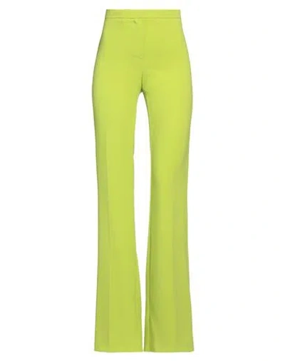 Pinko Woman Pants Acid Green Size 12 Polyester, Elastane