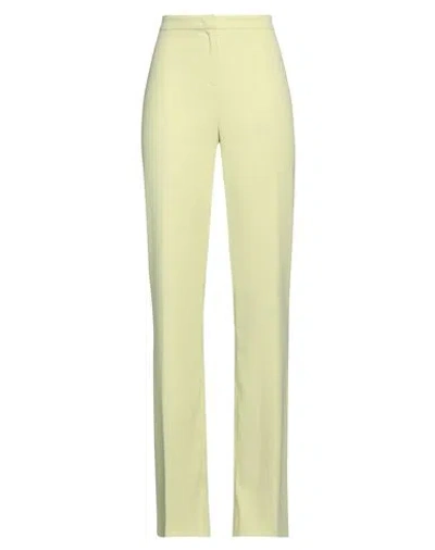Pinko Woman Pants Lime Green Size 4 Polyester, Elastane