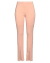 Pinko Woman Pants Apricot Size 8 Polyester, Elastane In Orange