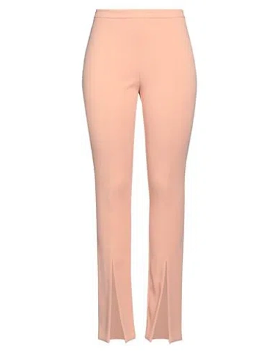 Pinko Woman Pants Apricot Size 8 Polyester, Elastane In Orange