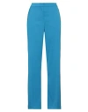 Pinko Woman Pants Azure Size 10 Polyester, Elastane In Blue