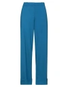 Pinko Woman Pants Azure Size 4 Polyester, Wool, Elastane In Blue