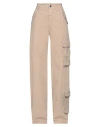 Pinko Psycho Wide-leg Trousers In Beige