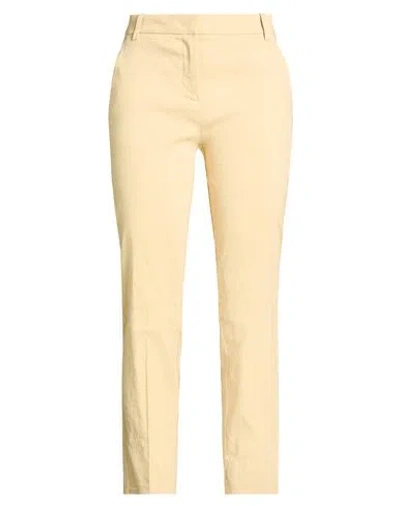 Pinko Woman Pants Beige Size 4 Linen, Viscose, Elastane In Brown