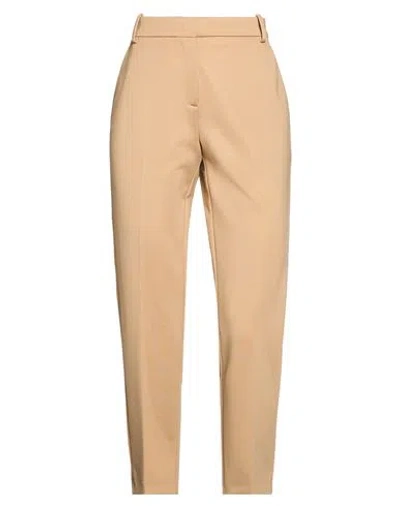 Pinko Woman Pants Beige Size 6 Viscose, Polyamide, Elastane In Brown