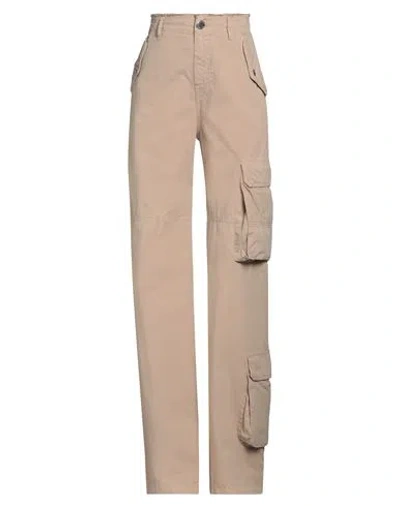 Pinko Woman Pants Beige Size 6 Cotton