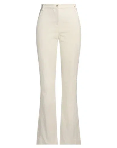 Pinko Woman Pants Beige Size 6 Cotton, Elastane