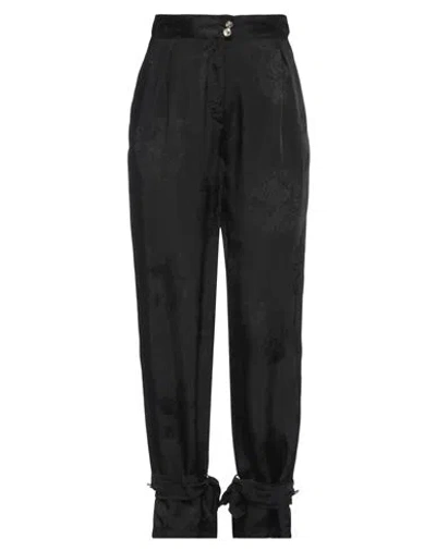 Pinko Woman Pants Black Size 0 Viscose, Cupro