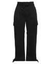 Pinko Woman Pants Black Size 10 Cotton, Elastane