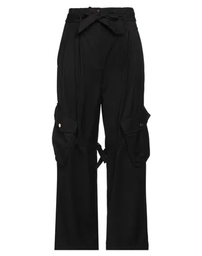 Pinko Woman Pants Black Size 10 Polyester, Viscose, Elastane